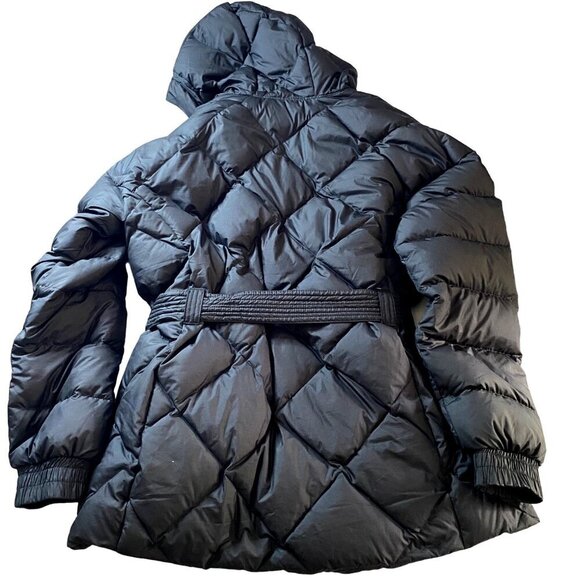 Columbia ICY Heights Belted Down Quilted Puffer Jacket in Black Women's Sz M - Picture 10 of 13